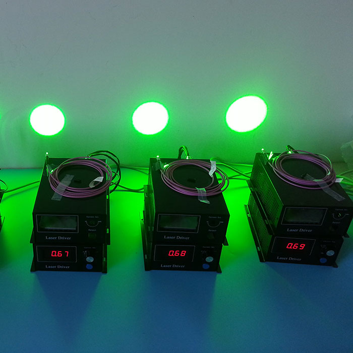 520nm 532nm 1~100W 녹색 섬유 결합 레이저 System PC Control Customized Laser